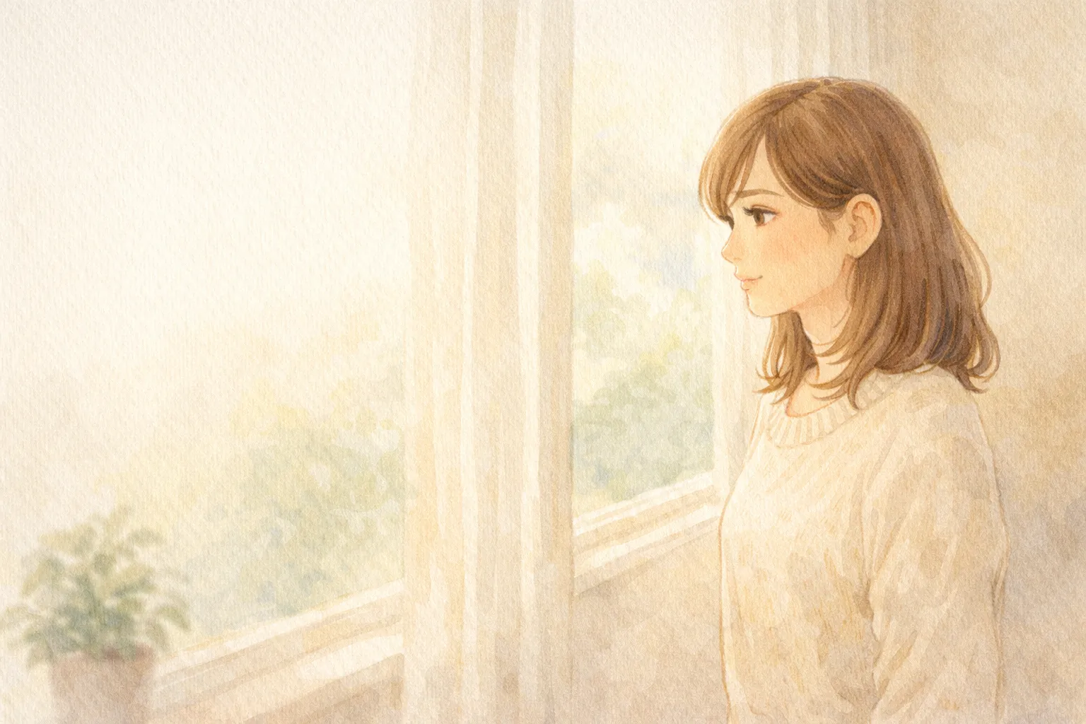 保育士 迷い 考え込む 女性